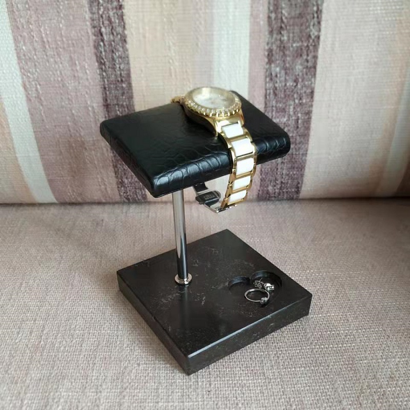 Watch stand with heart shape hollow perfect for watch and jewelry display and storage give your watch a five-star home - Watch stands - 4