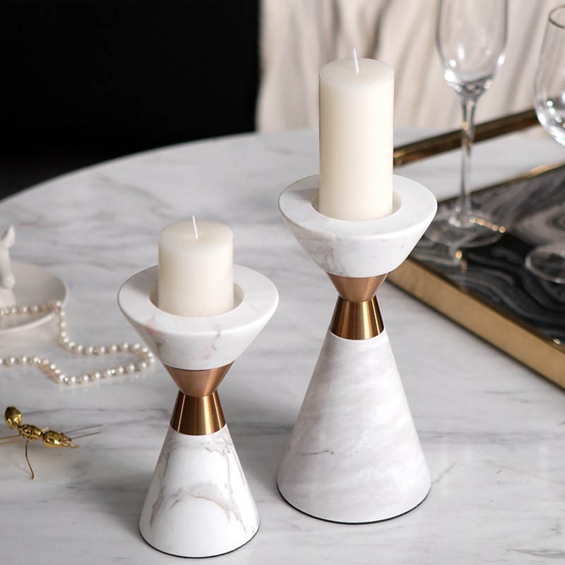 Marble candle holder - Candle holder - 3