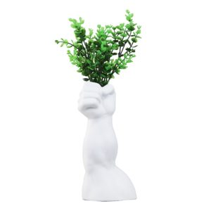 Modern abstract resin vase